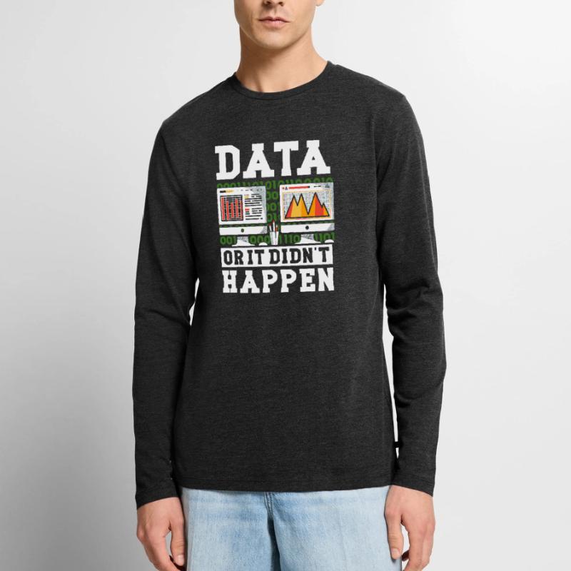 Daten Oder Es Passierte Nicht Big Data Männer Premium Bio Langarmshirt
