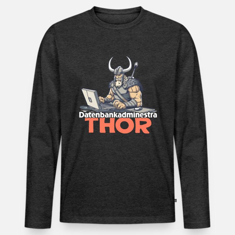 Database Administrator Coding Data Analyst Men's Premium Organic Long Sleeve Shirt