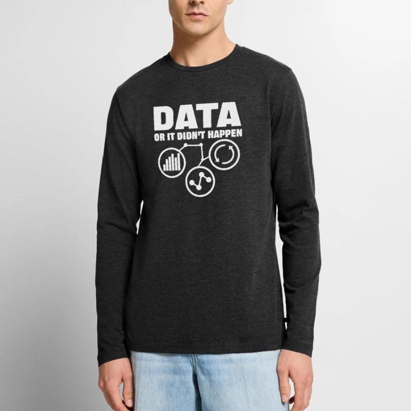 Daten Oder Es Passierte Nicht Big Data Männer Premium Bio Langarmshirt