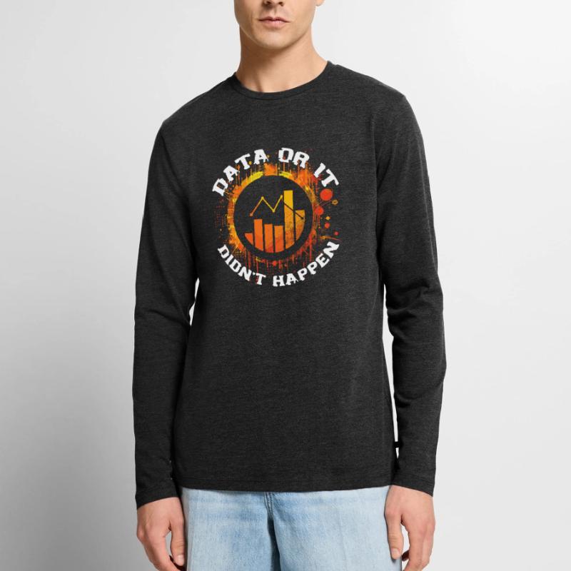 Daten Oder Es Passierte Nicht Big Data Männer Premium Bio Langarmshirt