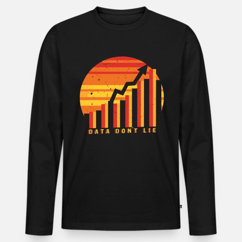 Verhaltensanalyst Datenkodierung - Männer Premium Bio Langarmshirt - Schwarz