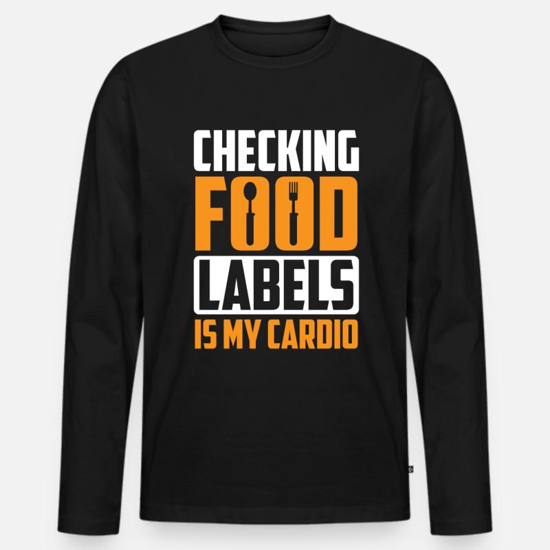 Laktosetolerant Oder Laktoseintolerant - Männer Premium Bio Langarmshirt - Schwarz