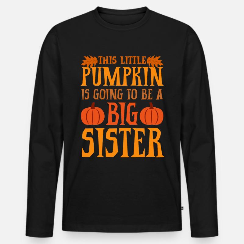 Halloween - Männer Premium Bio Langarmshirt - Schwarz