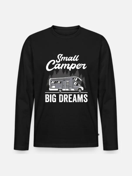 Wohnmobilzubehör Pop-up-camper - Männer Premium Bio Langarmshirt - Schwarz