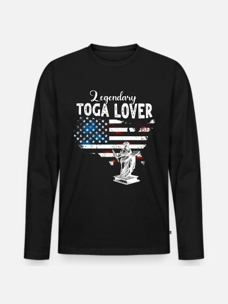 Toga US - Men's Premium Organic Long Sleeve Shirt - black
