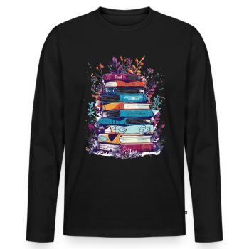 phonemisPhonemische Bewusstseinswissenschaft - Männer Premium Bio Langarmshirt - Schwarz - Vorne - Nico (187cm)