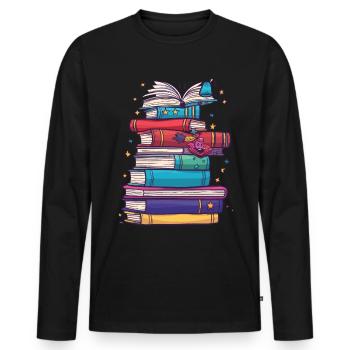 phonemisPhonemische Bewusstseinswissenschaft - Männer Premium Bio Langarmshirt - Schwarz - Vorne - Nico (187cm)