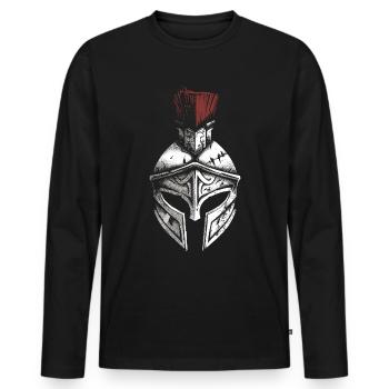 Tenue de fête Toga drôle - T-shirt manches longues Premium bio Homme - noir - Devant - Nico (187cm)