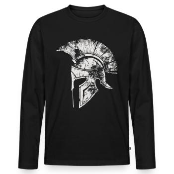 Tenue de fête Toga drôle - T-shirt manches longues Premium bio Homme - noir - Devant - Nico (187cm)