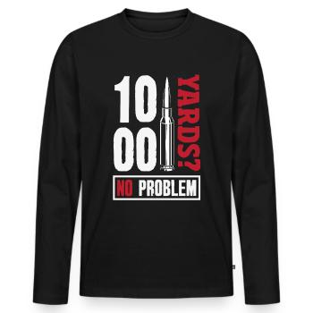 Cat Fat Fat Cat Humor Meme - Men's Premium Organic Long Sleeve Shirt - black - Front - Nico (187cm)