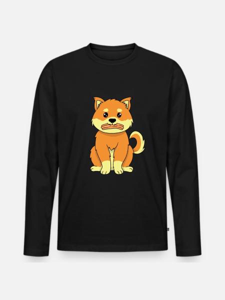 Churro Gift Mexico Food - Men's Premium Organic Long Sleeve Shirt - black