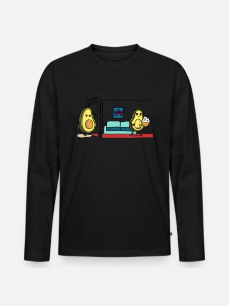 Cinéma d’avocat - T-shirt manches longues Premium bio Homme - noir