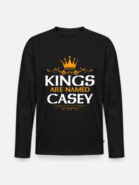 Casey - T-shirt manches longues Premium bio Homme - noir