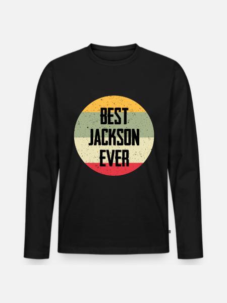 Best Jackson Ever - Men's Premium Organic Long Sleeve Shirt - black