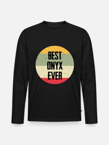 Best Onyx Ever - Men's Premium Organic Long Sleeve Shirt - black