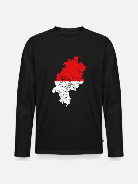 Hesse - T-shirt manches longues Premium bio Homme - noir