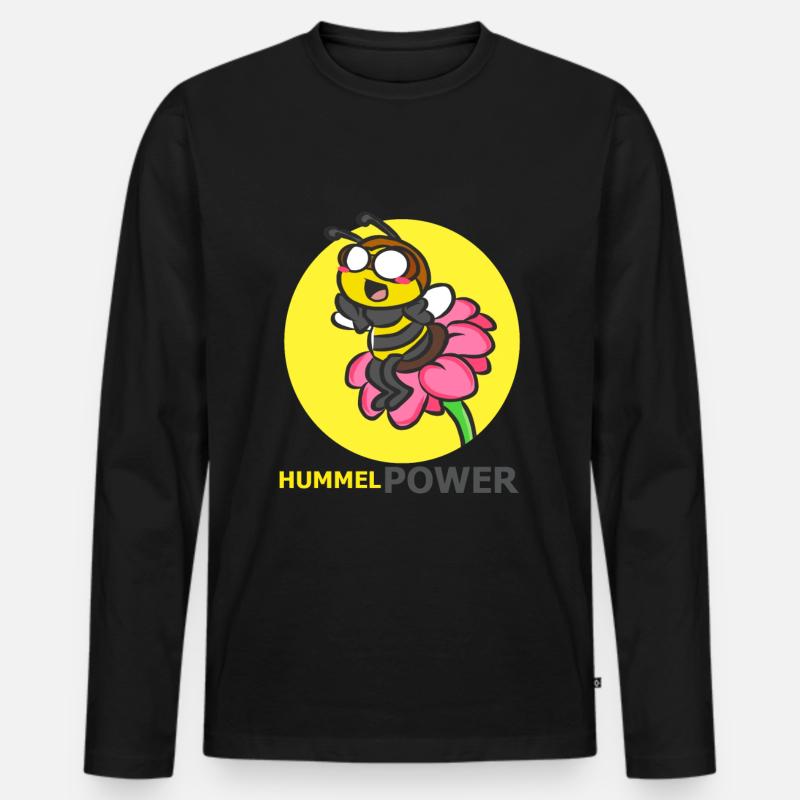 HUMMEL - Männer Premium Bio Langarmshirt - Schwarz