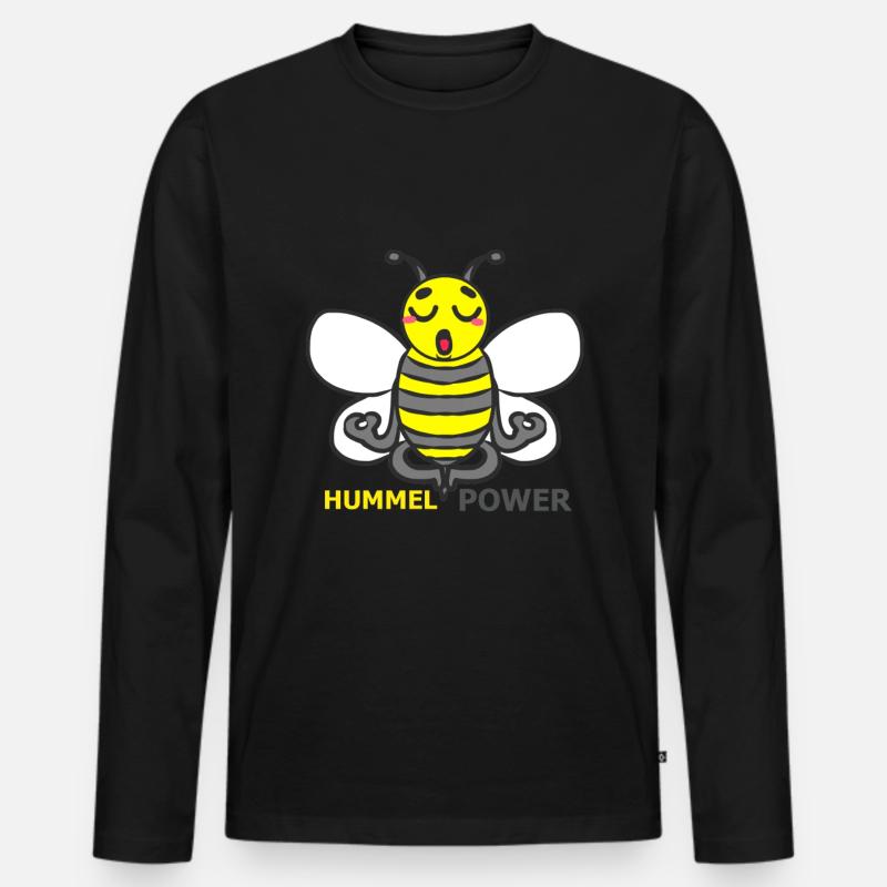 HUMMEL - Männer Premium Bio Langarmshirt - Schwarz