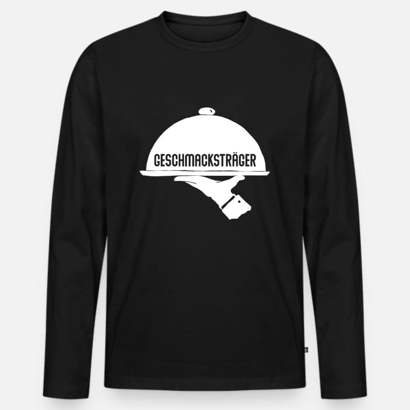 Kellner Kellnerin Gastro Spruch Geschenk Idee Männer Premium Bio Langarmshirt