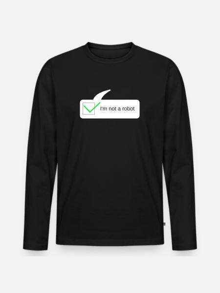 Lustiges Geschenk Programmierer Computer Nerds - Männer Premium Bio Langarmshirt - Schwarz