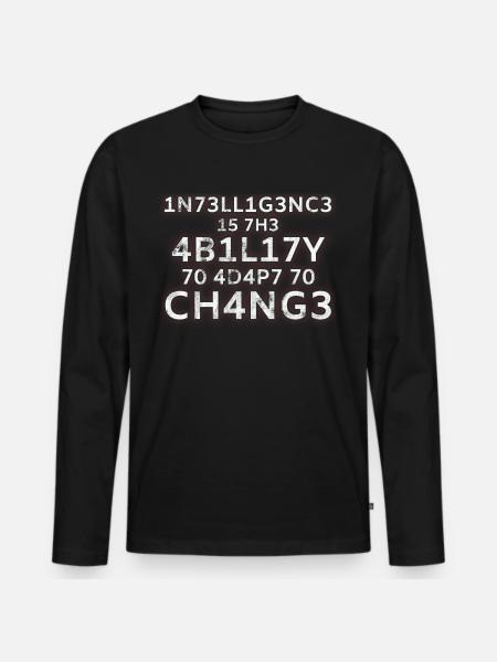 Lustiges Geschenk Programmierer Computer Nerds - Männer Premium Bio Langarmshirt - Schwarz