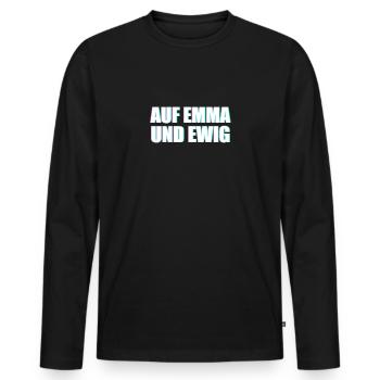 Drogen - Männer Premium Bio Langarmshirt - Schwarz - Vorne - Nico (187cm)