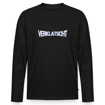 Drogen - Männer Premium Bio Langarmshirt - Schwarz - Vorne - Nico (187cm)