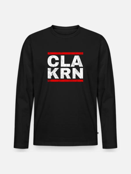 Cola Korn - Männer Premium Bio Langarmshirt - Schwarz