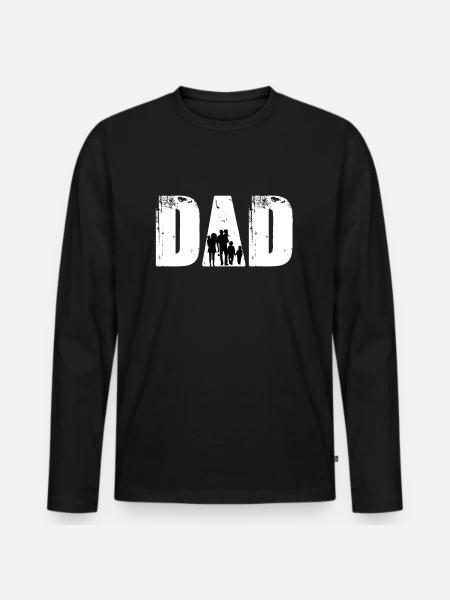 Father’s Day - Men's Premium Organic Long Sleeve Shirt - black