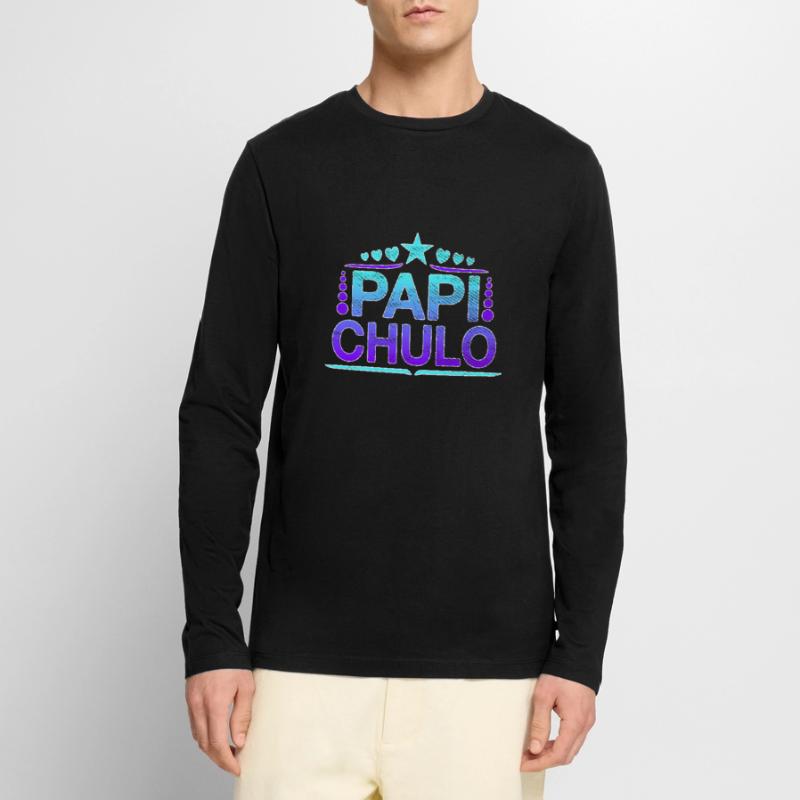 Papi Chulo - Latino Style Design Men's Premium Organic Long Sleeve Shirt