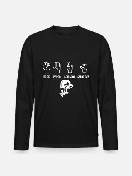 Carpenter Carpenter - Men's Premium Organic Long Sleeve Shirt - black