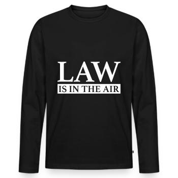 Avocat juriste avocat avocat - T-shirt manches longues Premium bio Homme - noir - Devant - Nico (187cm)