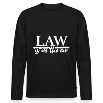 Avocat juriste avocat avocat - T-shirt manches longues Premium bio Homme - noir - Devant - Nico (187cm)
