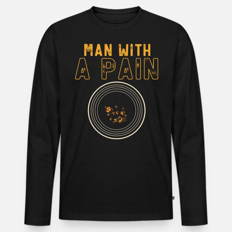 Goldschwenk, Goldgräber - Männer Premium Bio Langarmshirt - Schwarz