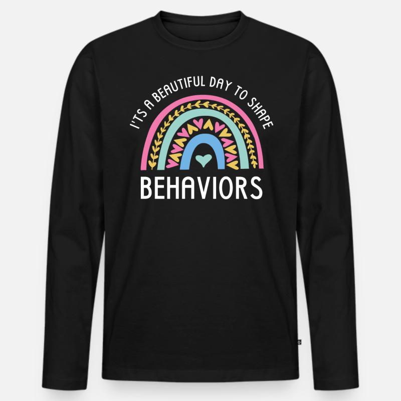 Grundschullehrer - Männer Premium Bio Langarmshirt - Schwarz