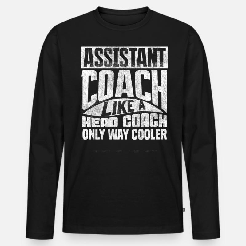 Co -Trainer, Coaching - Männer Premium Bio Langarmshirt - Schwarz