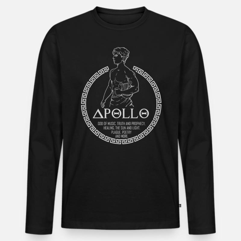 Luftsieger. Luftseide - Männer Premium Bio Langarmshirt - Schwarz