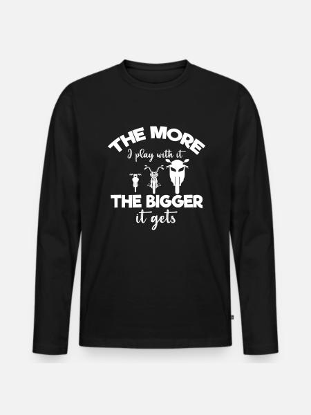 Motorcycle lovers, motorcycles, motorcycles - Men's Premium Organic Long Sleeve Shirt - black