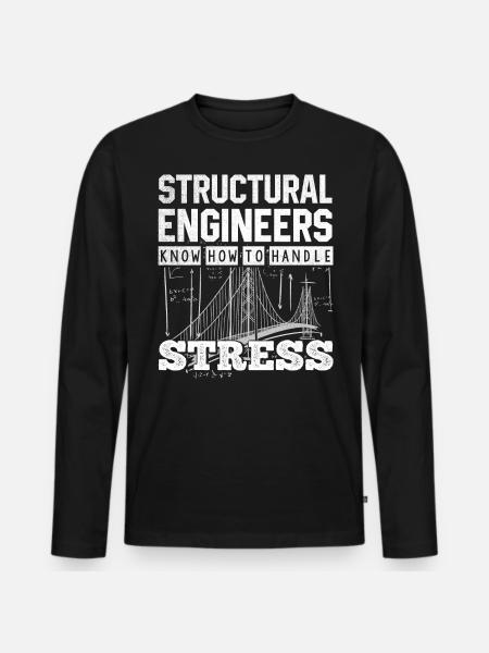 Civil engineers - Men's Premium Organic Long Sleeve Shirt - black