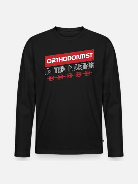 Orthodontists, dentists, dental services - Men's Premium Organic Long Sleeve Shirt - black