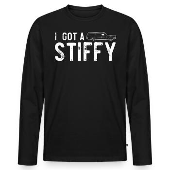 Funeral Homes, Funeral Homes - Men's Premium Organic Long Sleeve Shirt - black - Front - Nico (187cm)