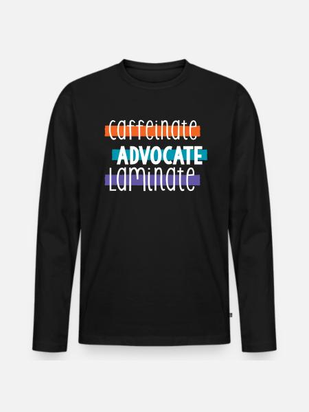Special Needs Education, Special Education - Men's Premium Organic Long Sleeve Shirt - black