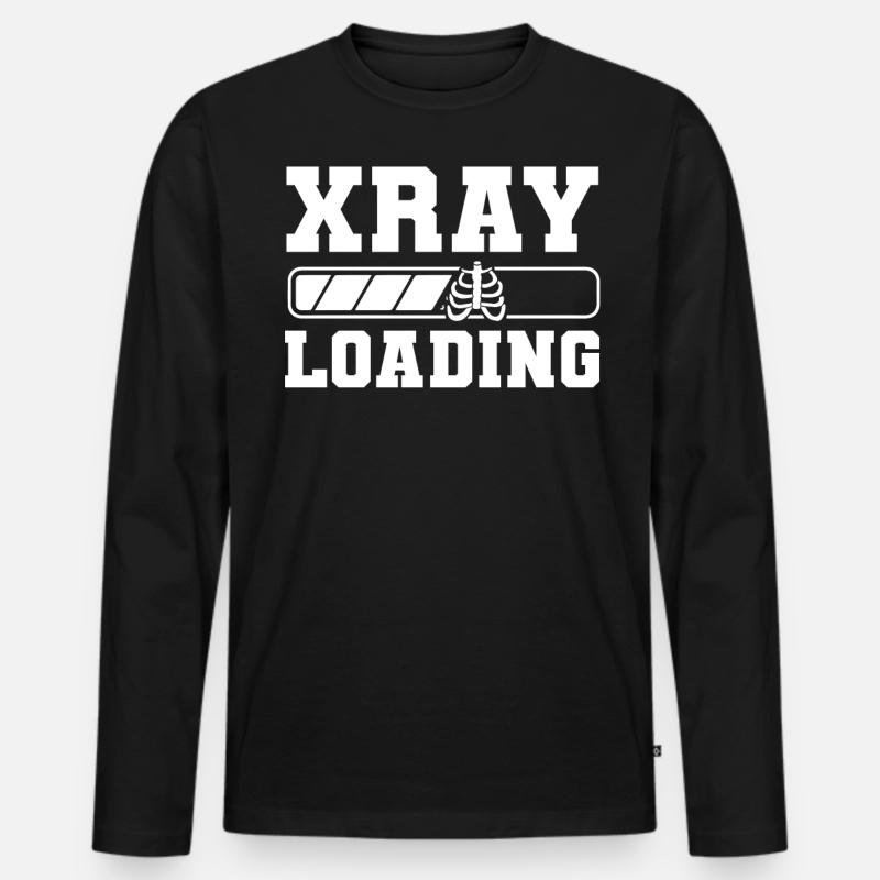 Xray Tech, Xray -Techniker - Männer Premium Bio Langarmshirt - Schwarz
