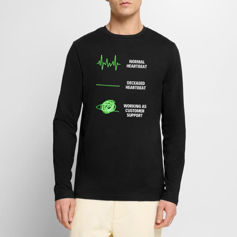 Customer Support Representative Customer Relation Männer Premium Bio Langarmshirt