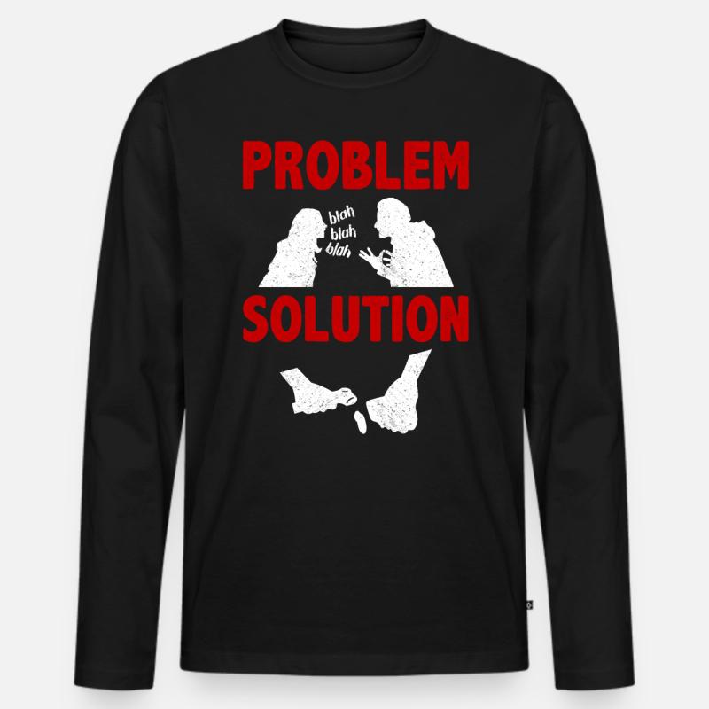 Knapping Stone Collector Problem Solution Hobby Men's Premium Organic Long Sleeve Shirt