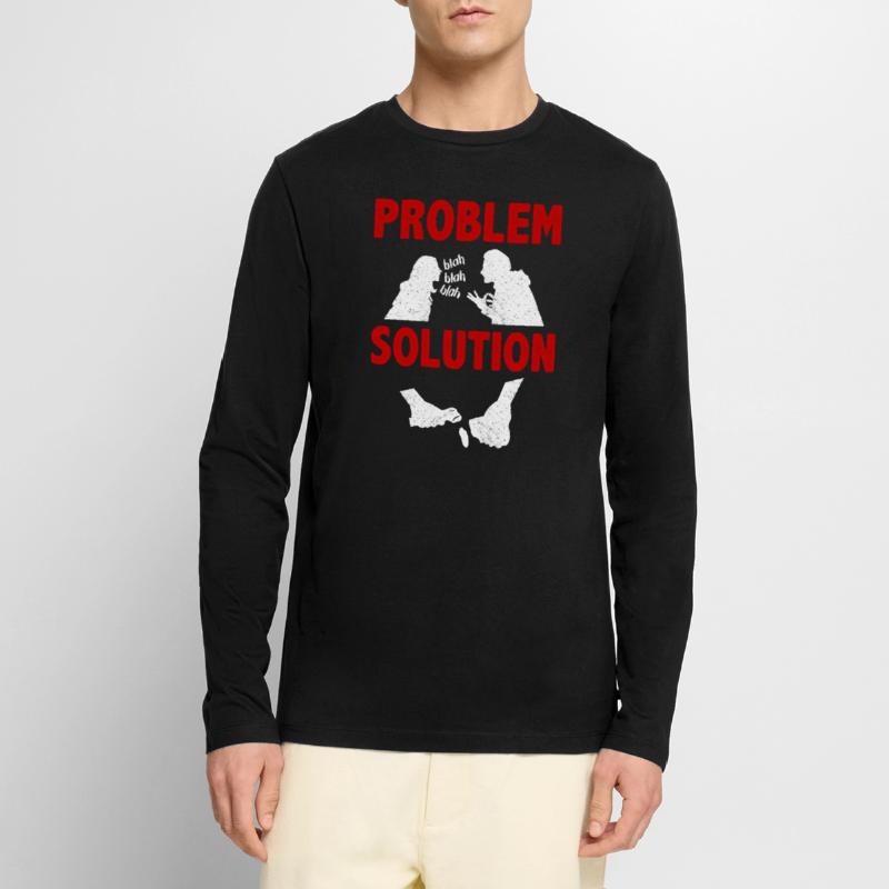 Knapping Stone Collector Problem Solution Hobby Men's Premium Organic Long Sleeve Shirt