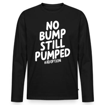 Keine Beule Immer noch Welpe Adoption Familie Lustiger Gotcha - Männer Premium Bio Langarmshirt - Schwarz - Vorne - Nico (187cm)
