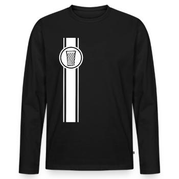 Cidre, Abbbelwoi, Bembel - T-shirt manches longues Premium bio Homme - noir - Devant - Nico (187cm)