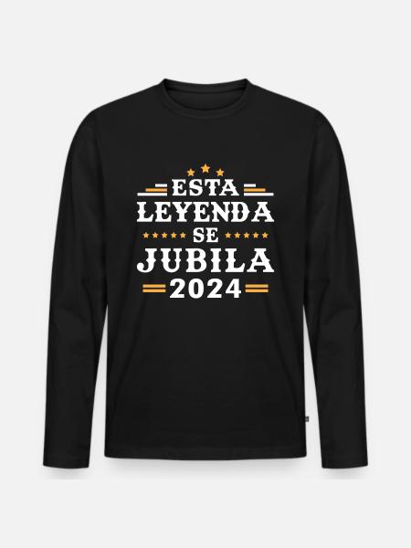This legend retires 2024 - Men's Premium Organic Long Sleeve Shirt - black