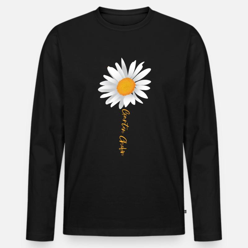 Gartenchefin Gärtner - Männer Premium Bio Langarmshirt - Schwarz